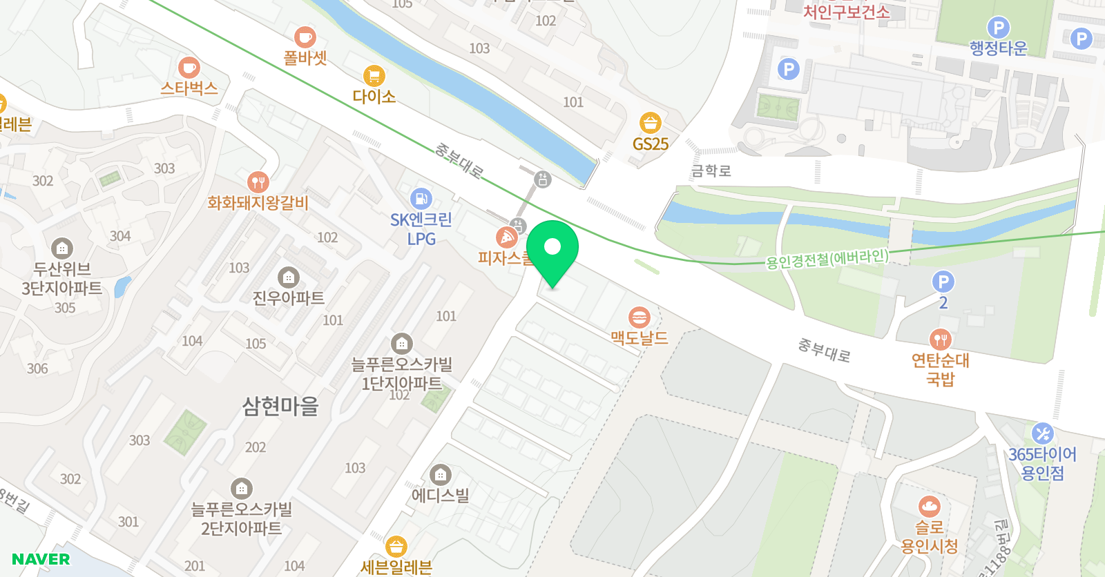예일베스트 학원 위치
