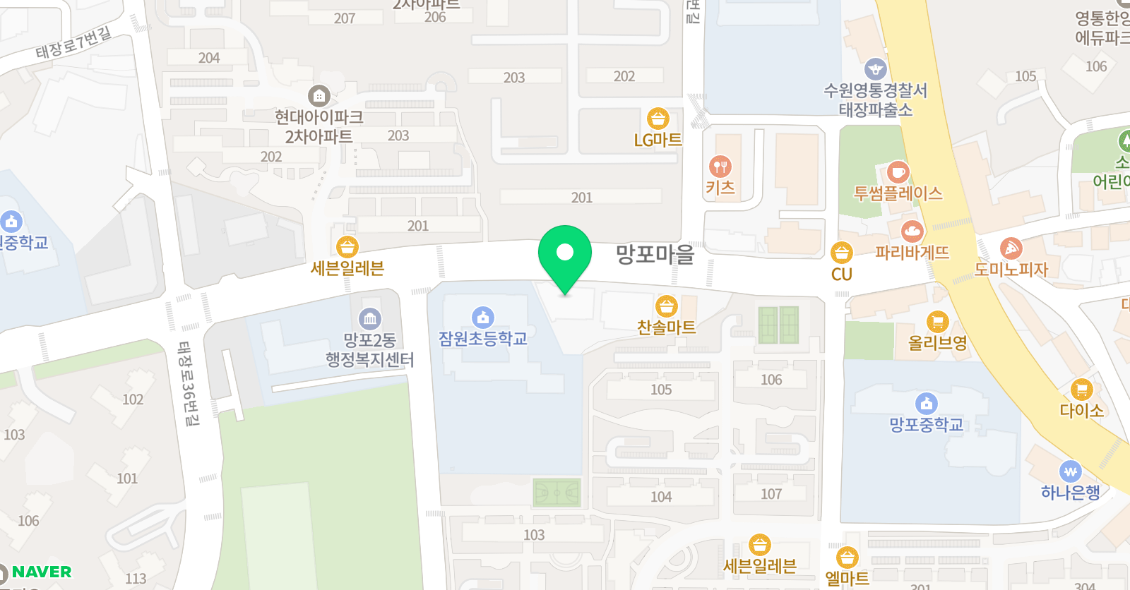 나호승 태권도 아카데미 위치