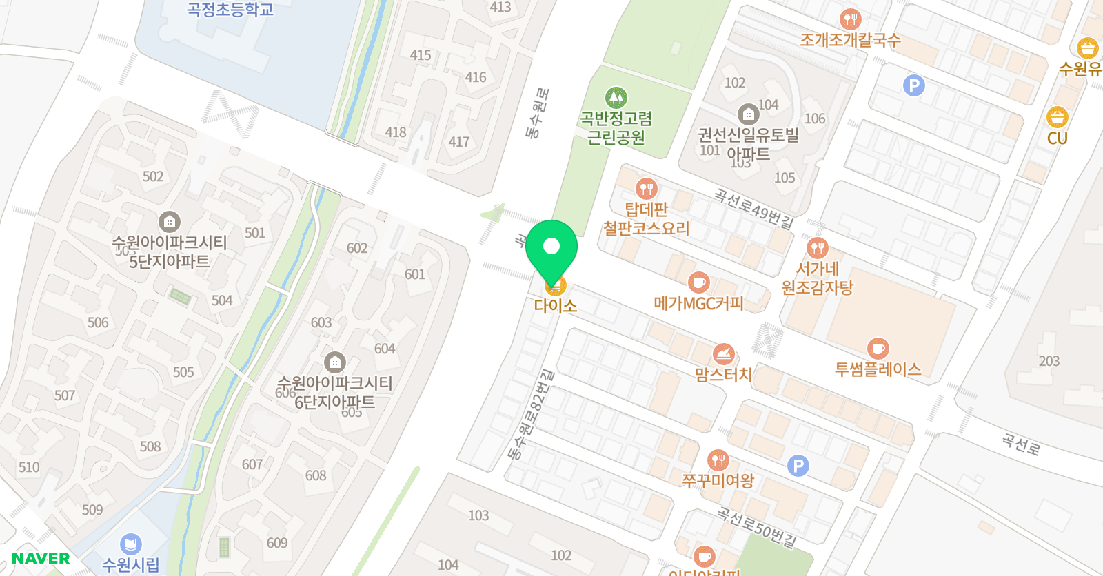 국가대표 형제 태권도장 위치