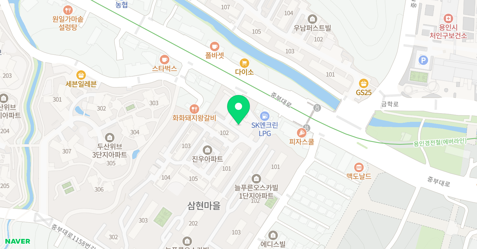 경희대석사창대 태권도 위치