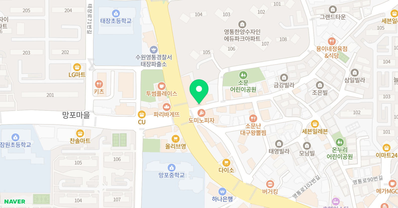 더 수학 과학학원 위치