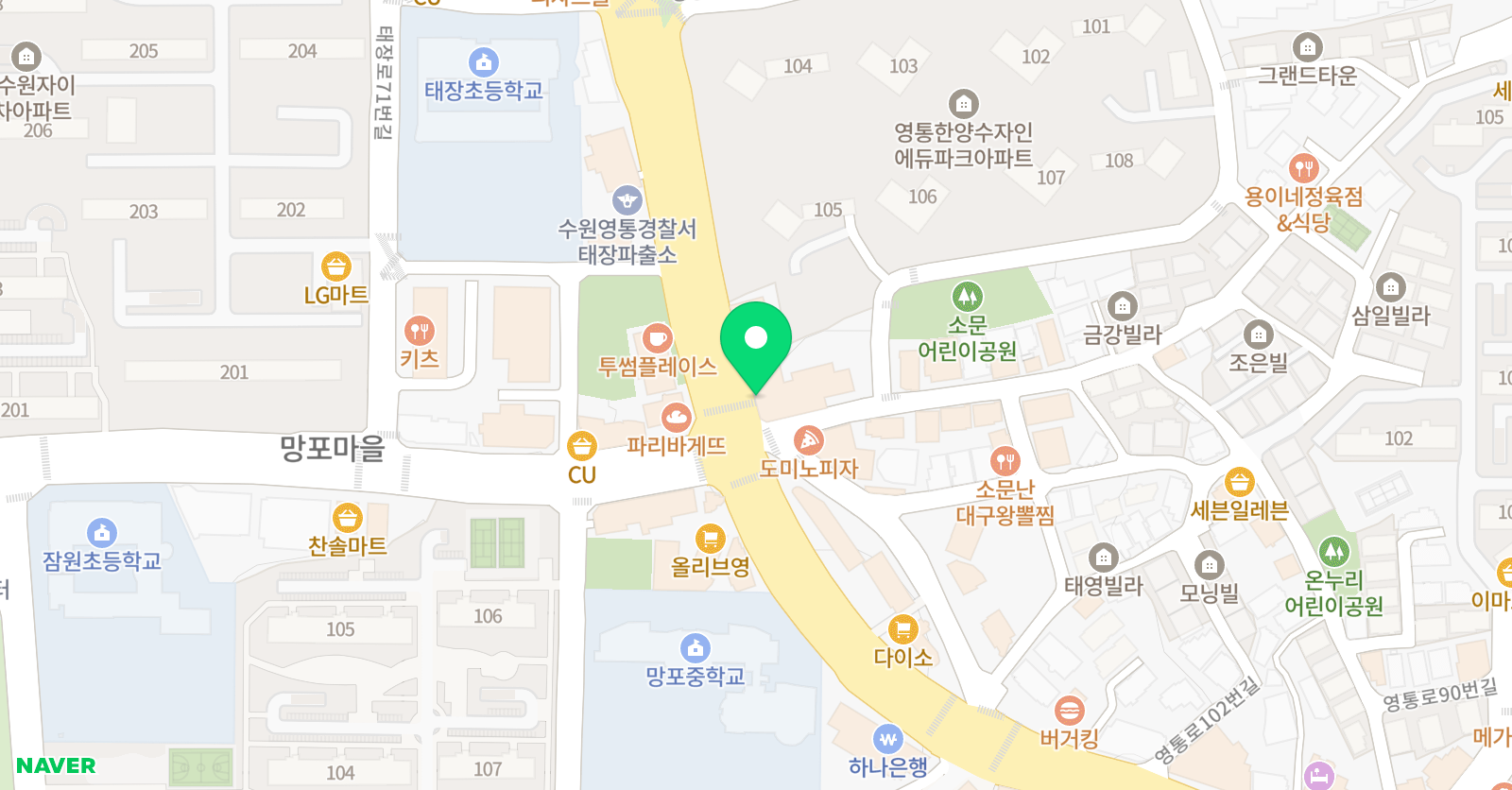 리드인 권지단 국어독서학원 위치