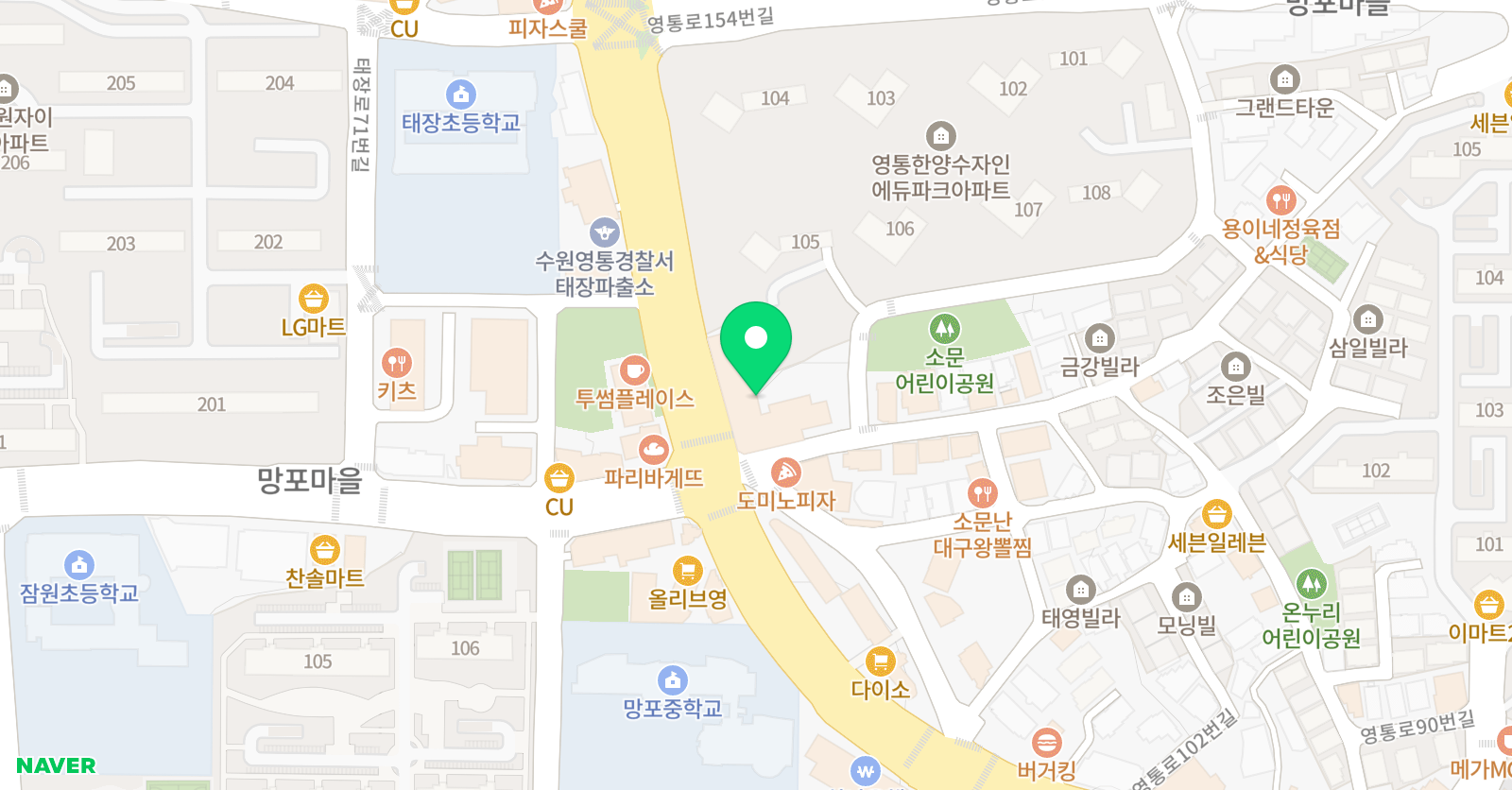 도도한화실감성미술학원 위치