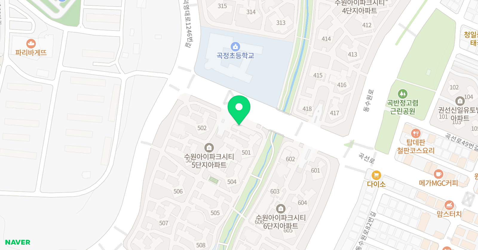 핑거비 뮤직 음악교습소 위치