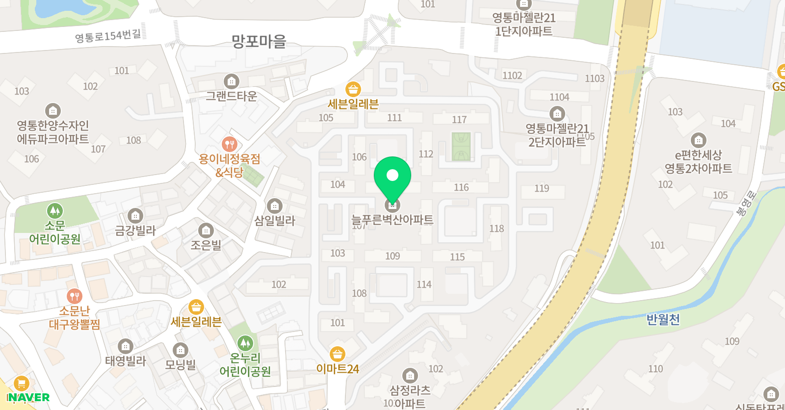 드림잉글리쉬 망포 위치