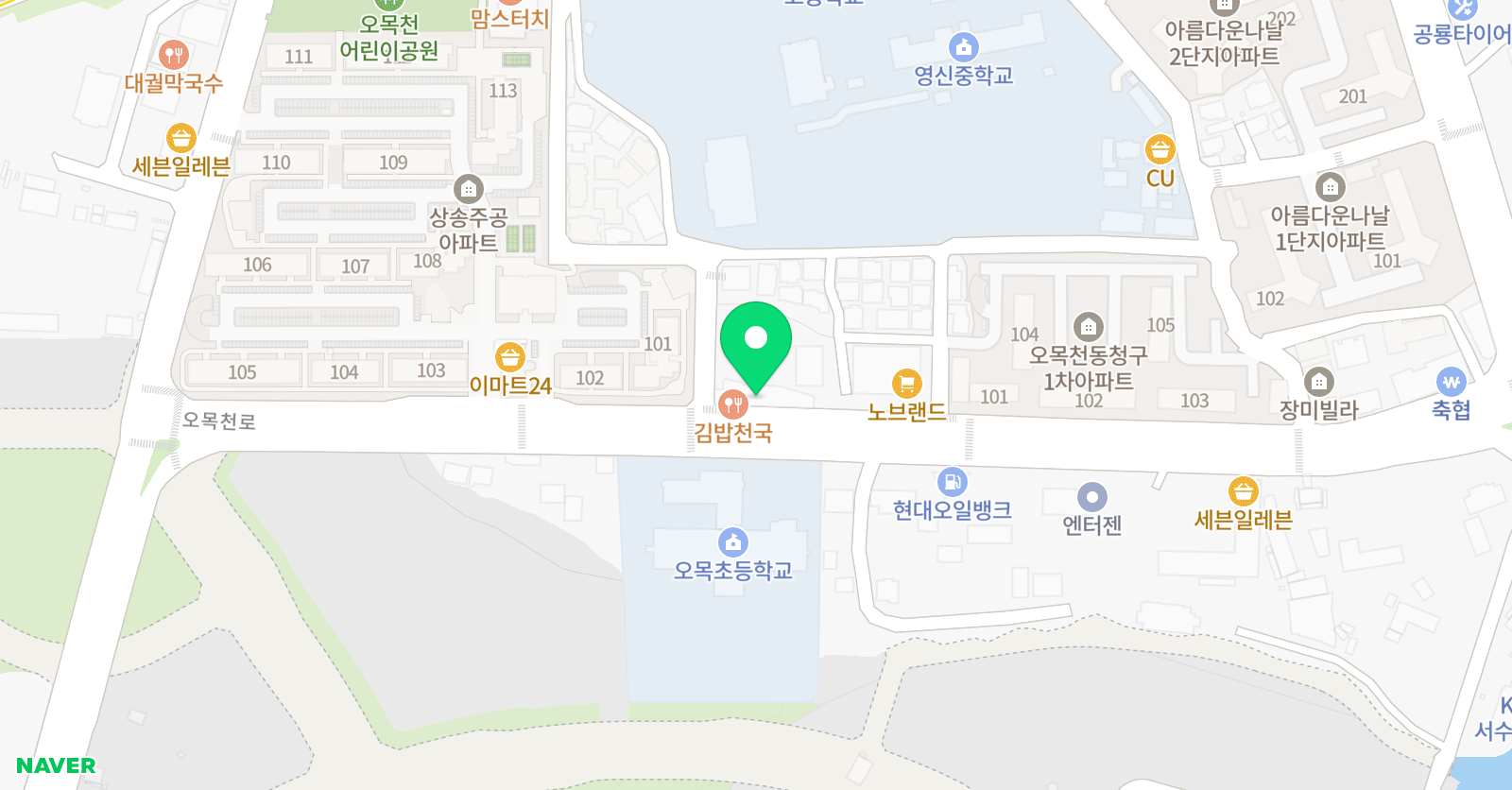탑리드 영수전문학원 위치