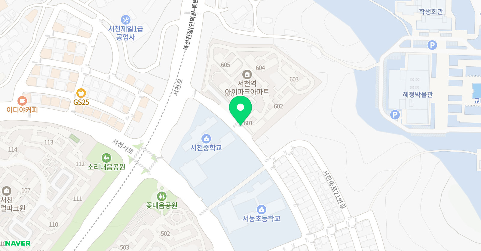 바른셈 수학교습소 위치