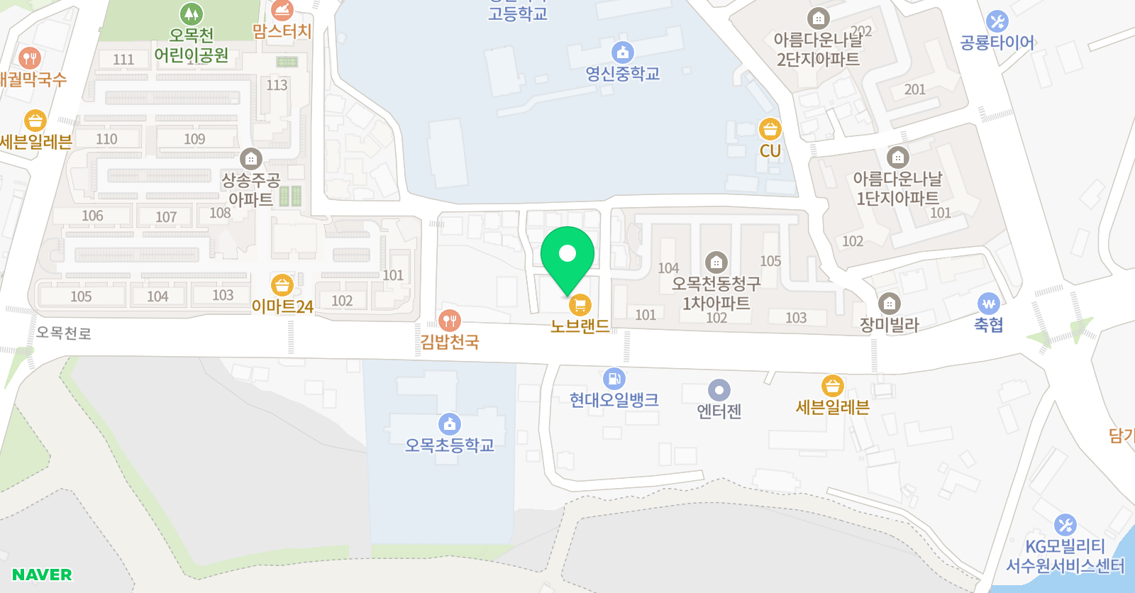 용인대석사 청구 태권도장 위치