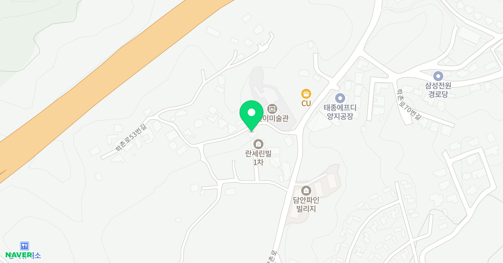 글자랑 서예캘리그라피 위치