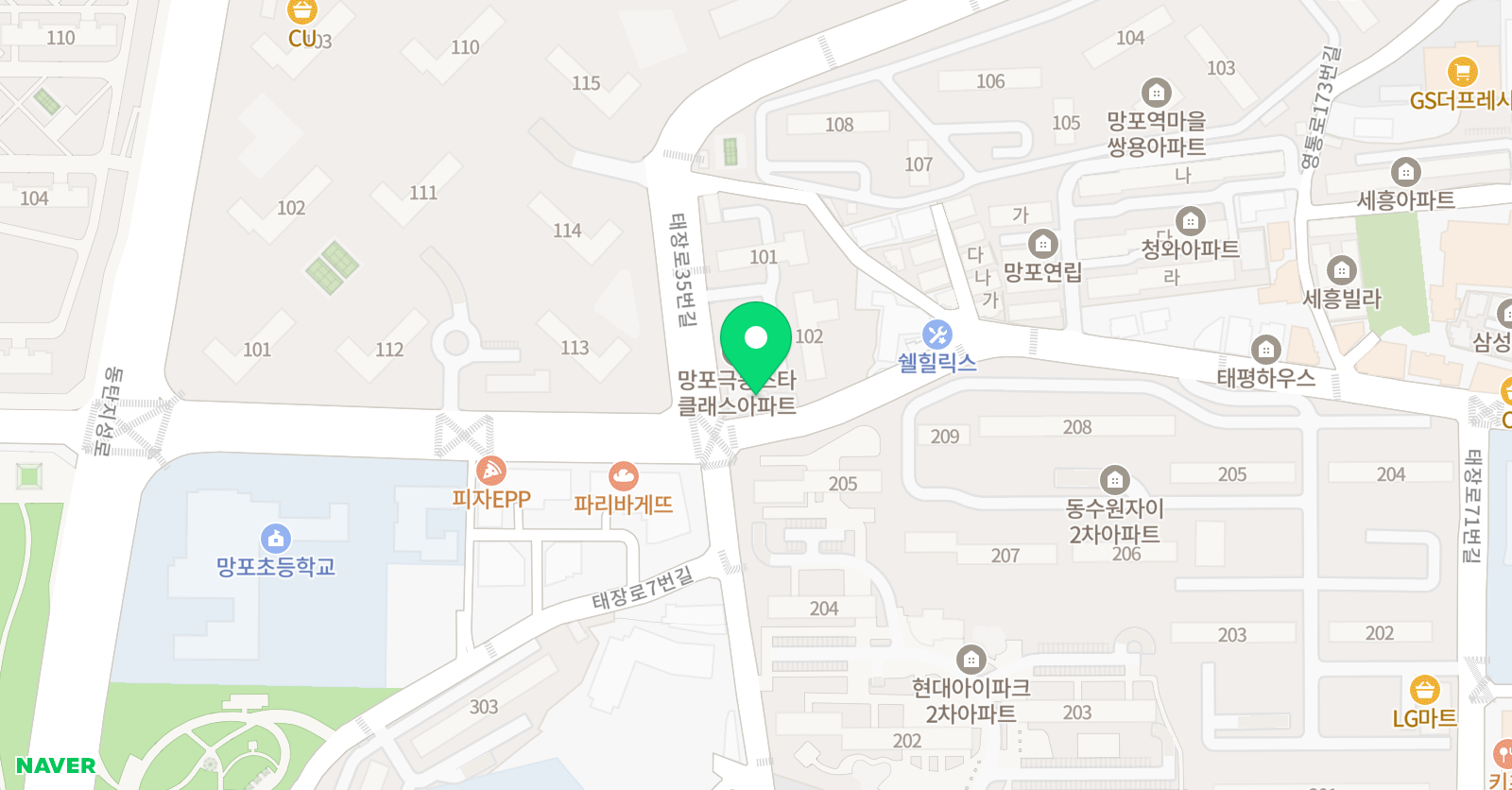 매쓰하이픈 수학학원 위치