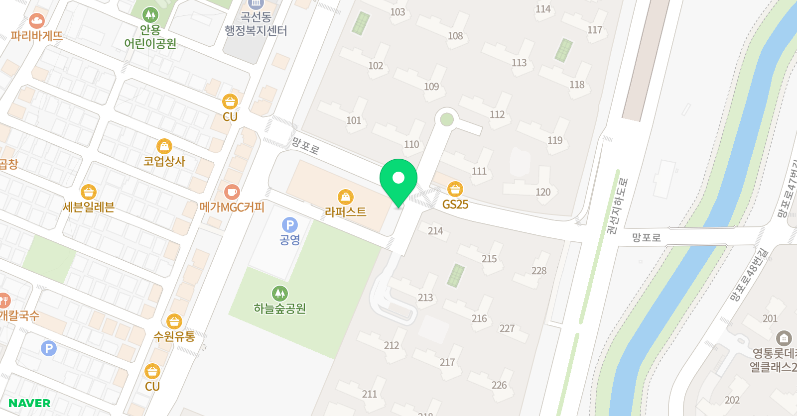 퍼스트연세 음악학원 위치