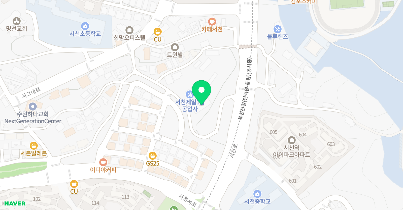 PEC스포츠아카데미 경희대점 위치