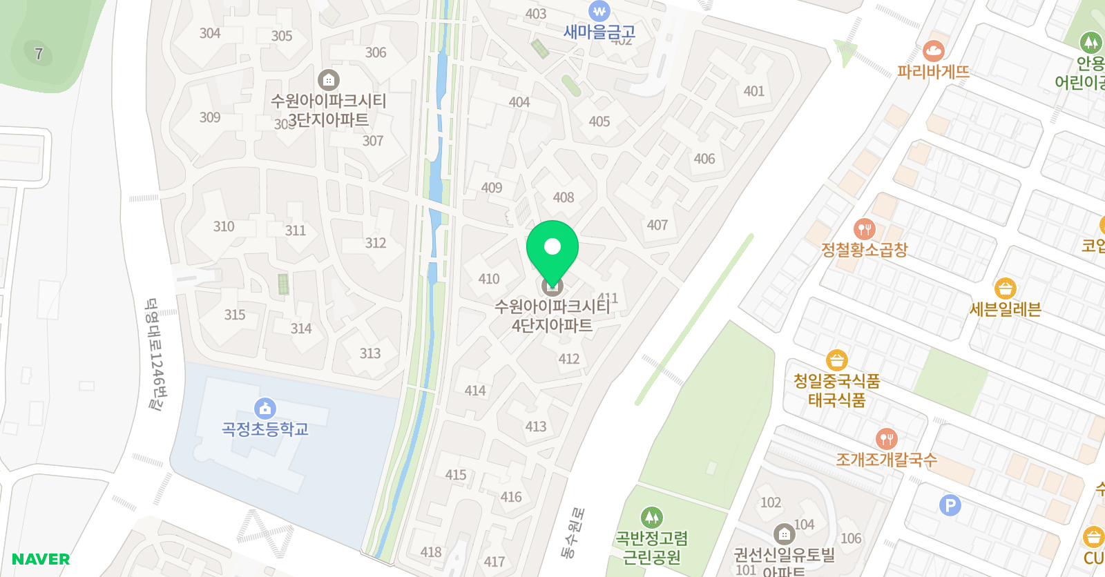 꿈의발걸음 영수학원 위치