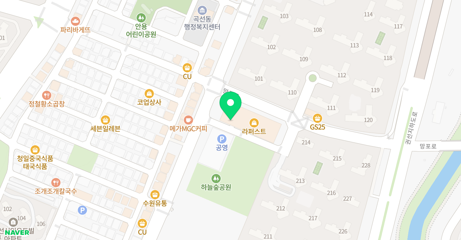 달자 수학 수원라퍼스트 위치