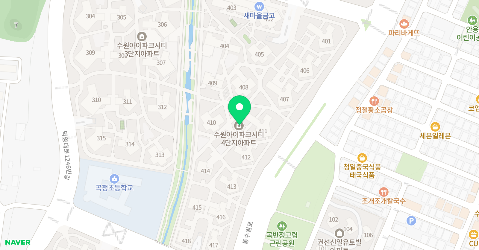 푸르넷 공부방 아이파크시티 그린쌤 공부방 위치