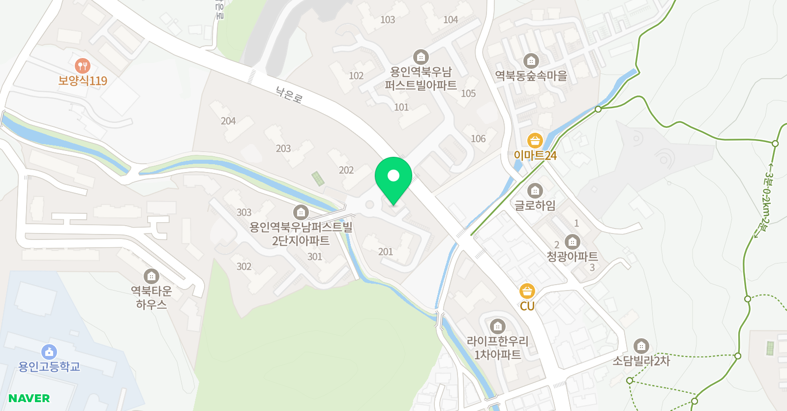 퍼스트 태권도 트니트니 위치
