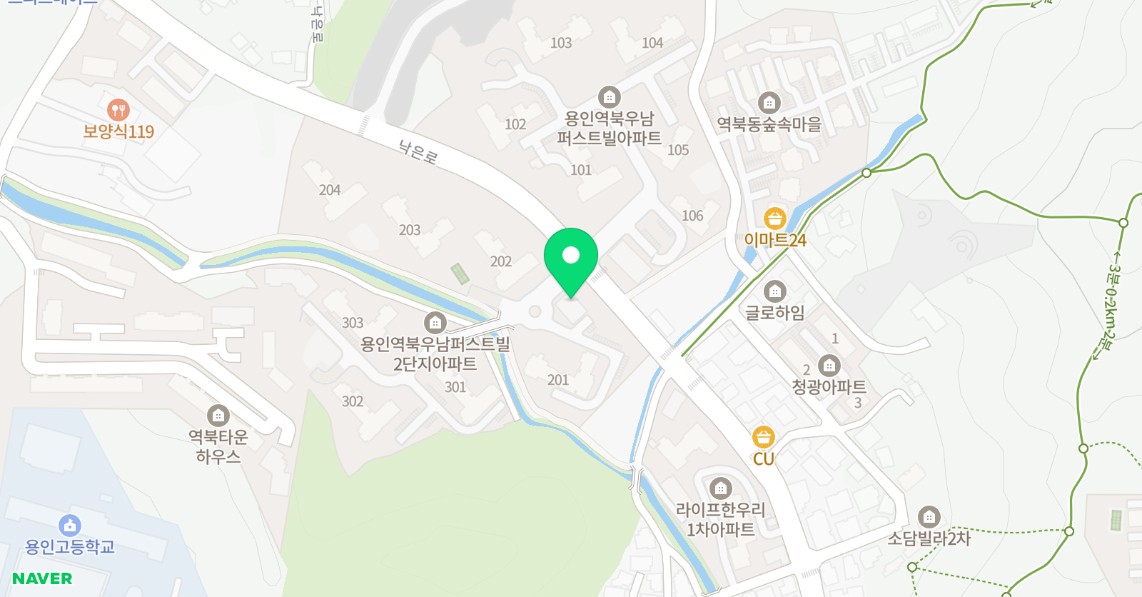 빨간펜 수학의달인 역북우남점 위치