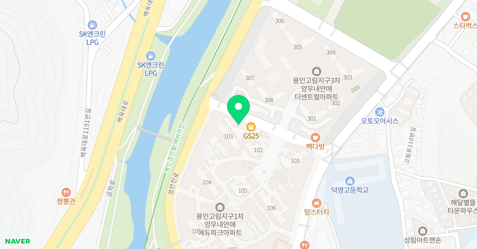 내안애 음악학원 위치