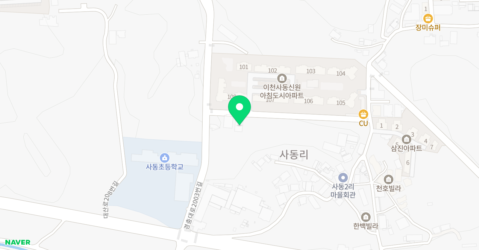 마스터 태권도 위치