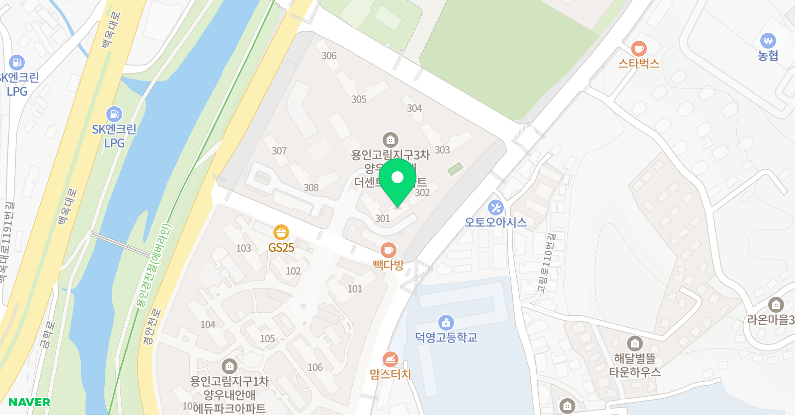 우등생 양우3차 공부방 위치