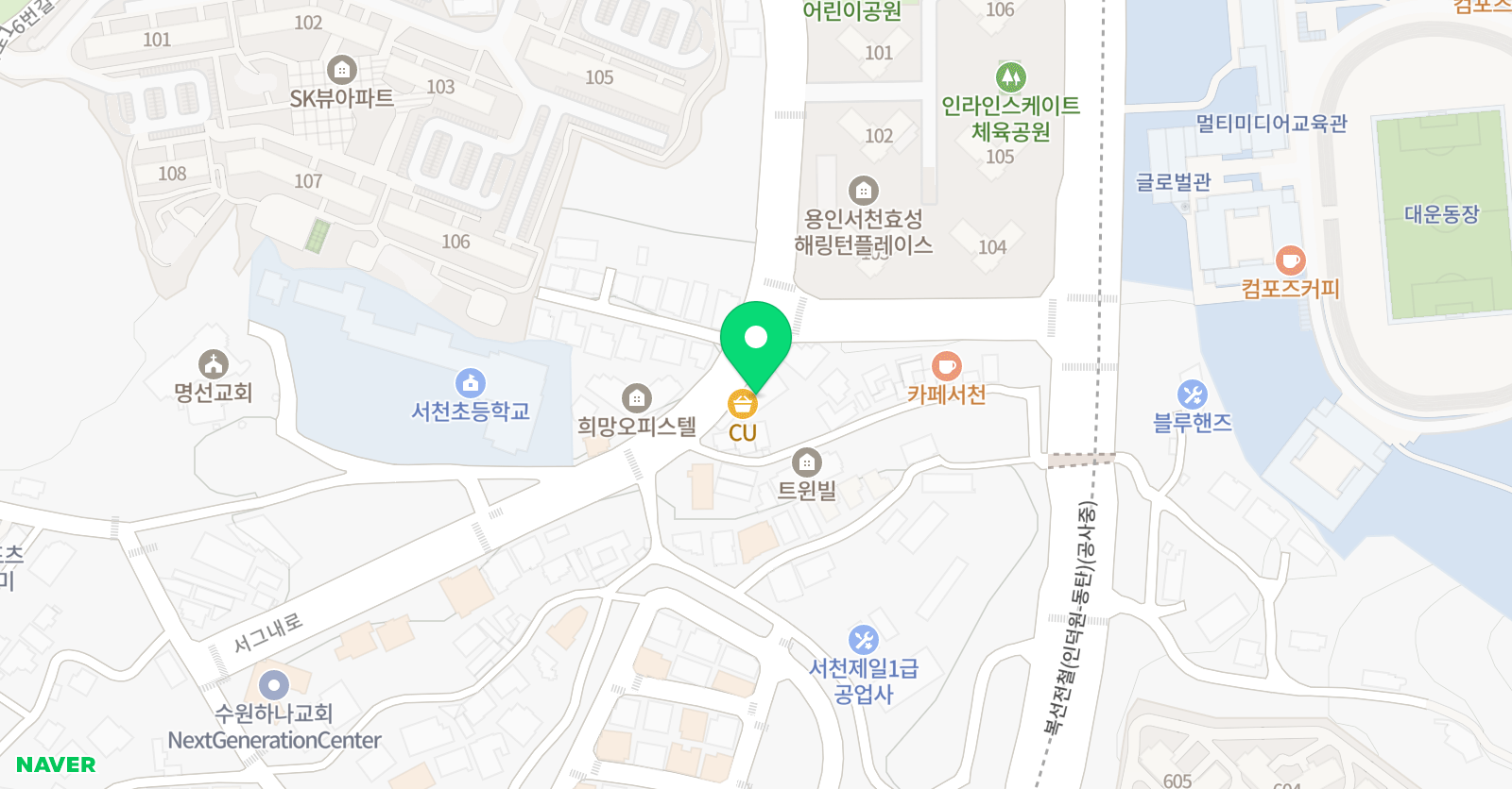 K타이거즈 서천 태권도장 위치
