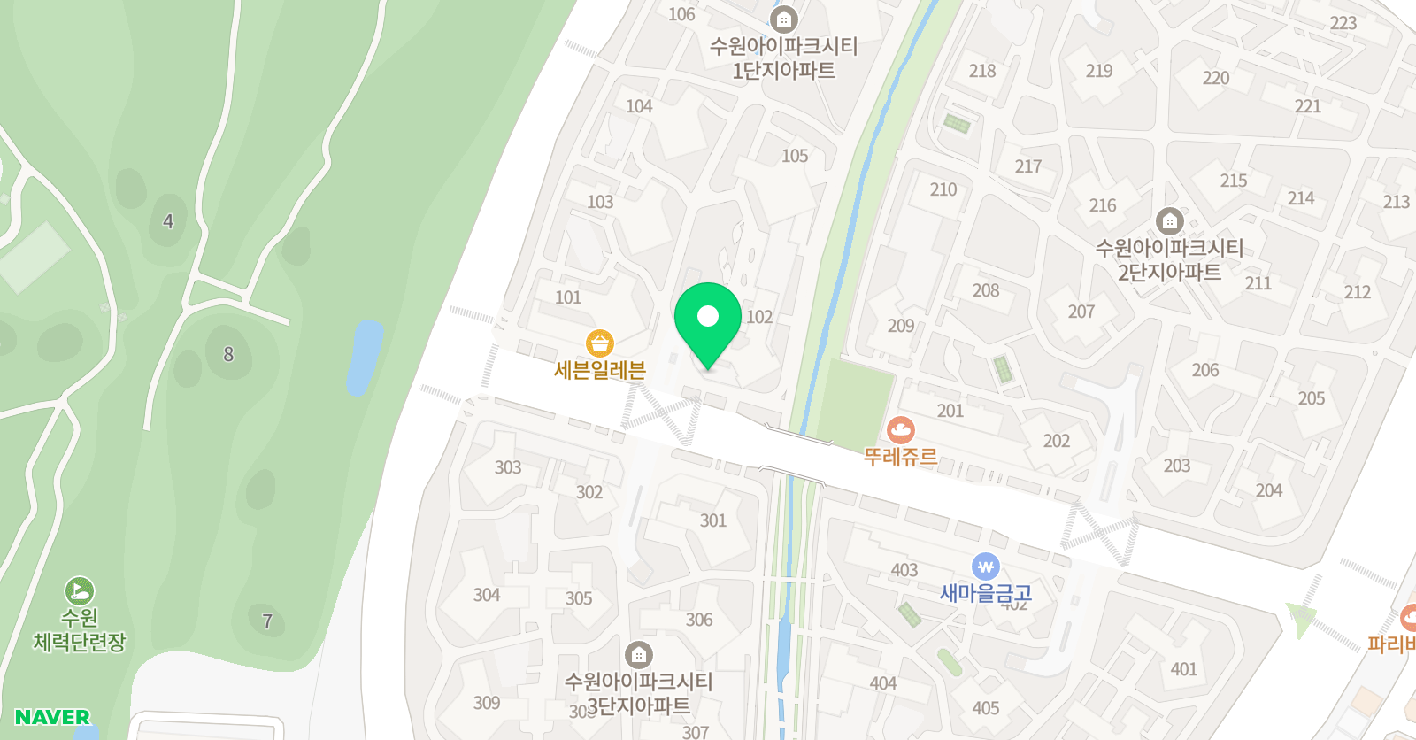 뮤엠 영어 교습소 아이파크시티일호 위치