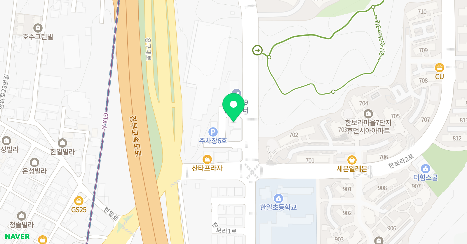 더파츠 무용학원 위치