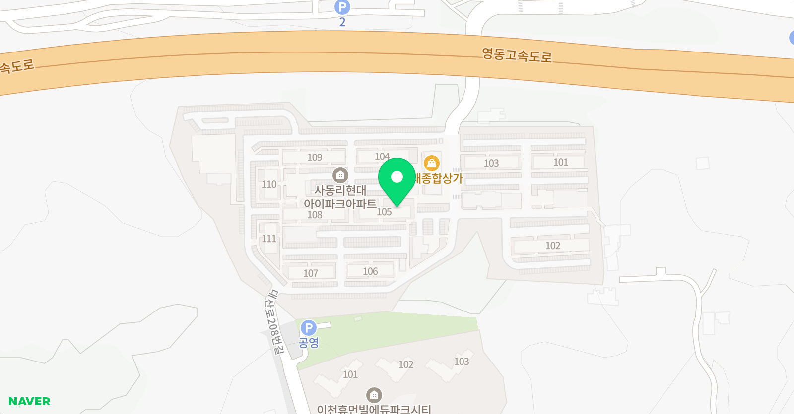 3030영어 이천사동 러닝센터 위치