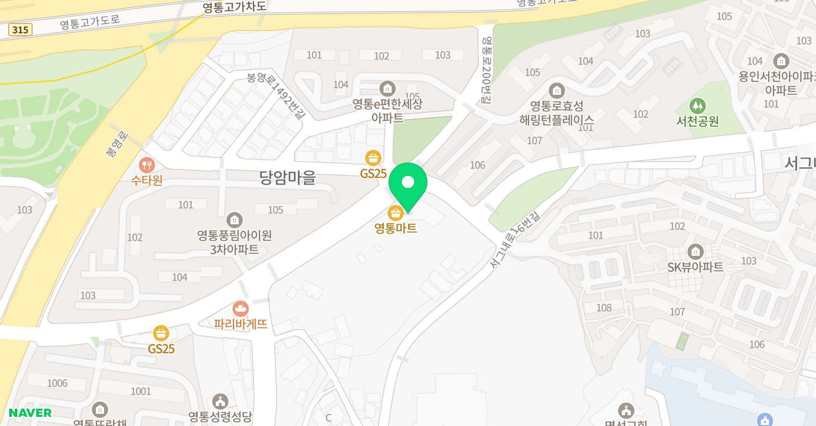 YBM잉글루 엠제이 학원 위치
