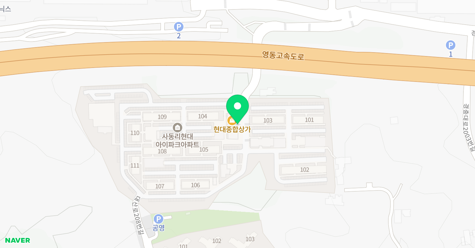 스마트해법 수학 이천대월아이파크점 위치