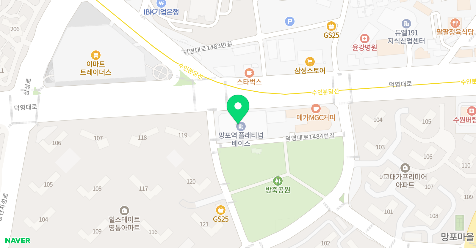 코스매쓰 수학학원 위치