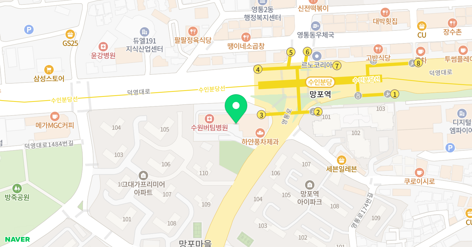 메소드 영어회화 위치