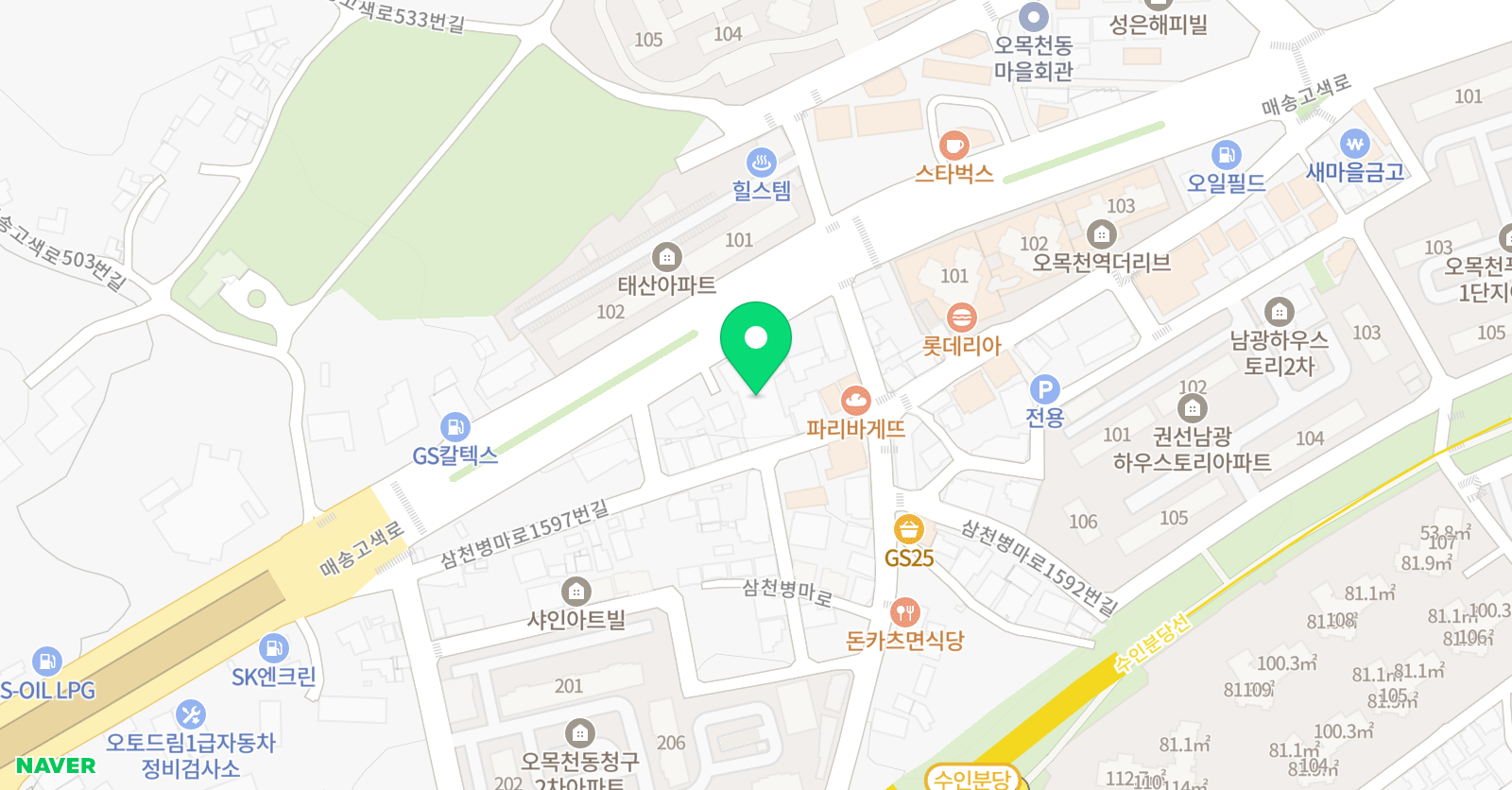 재능교육 서수원지국 위치