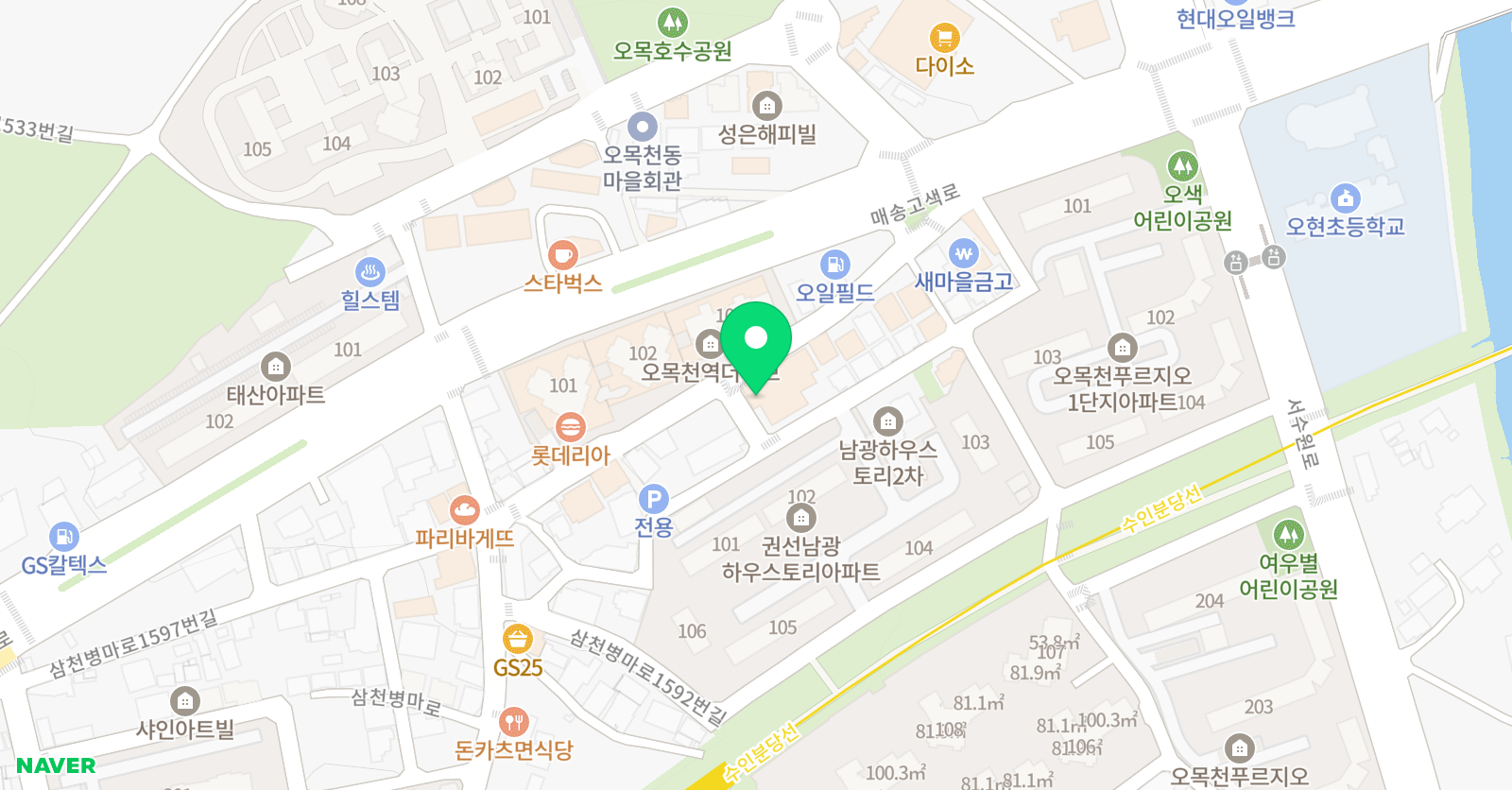 리드인 오목천점 위치