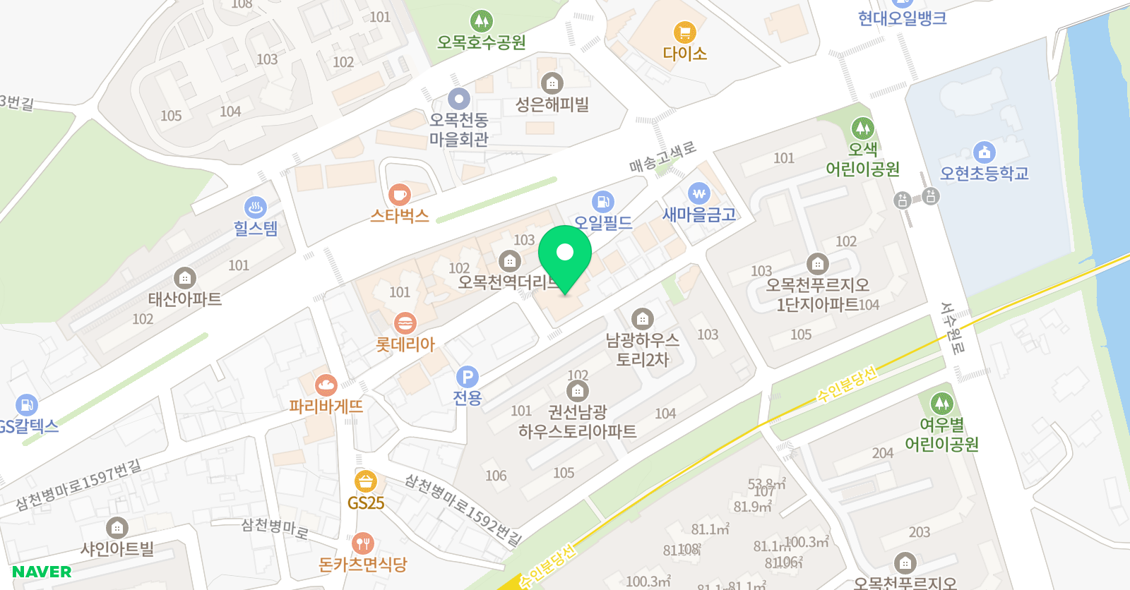 미코 영어수학학원 본원 위치