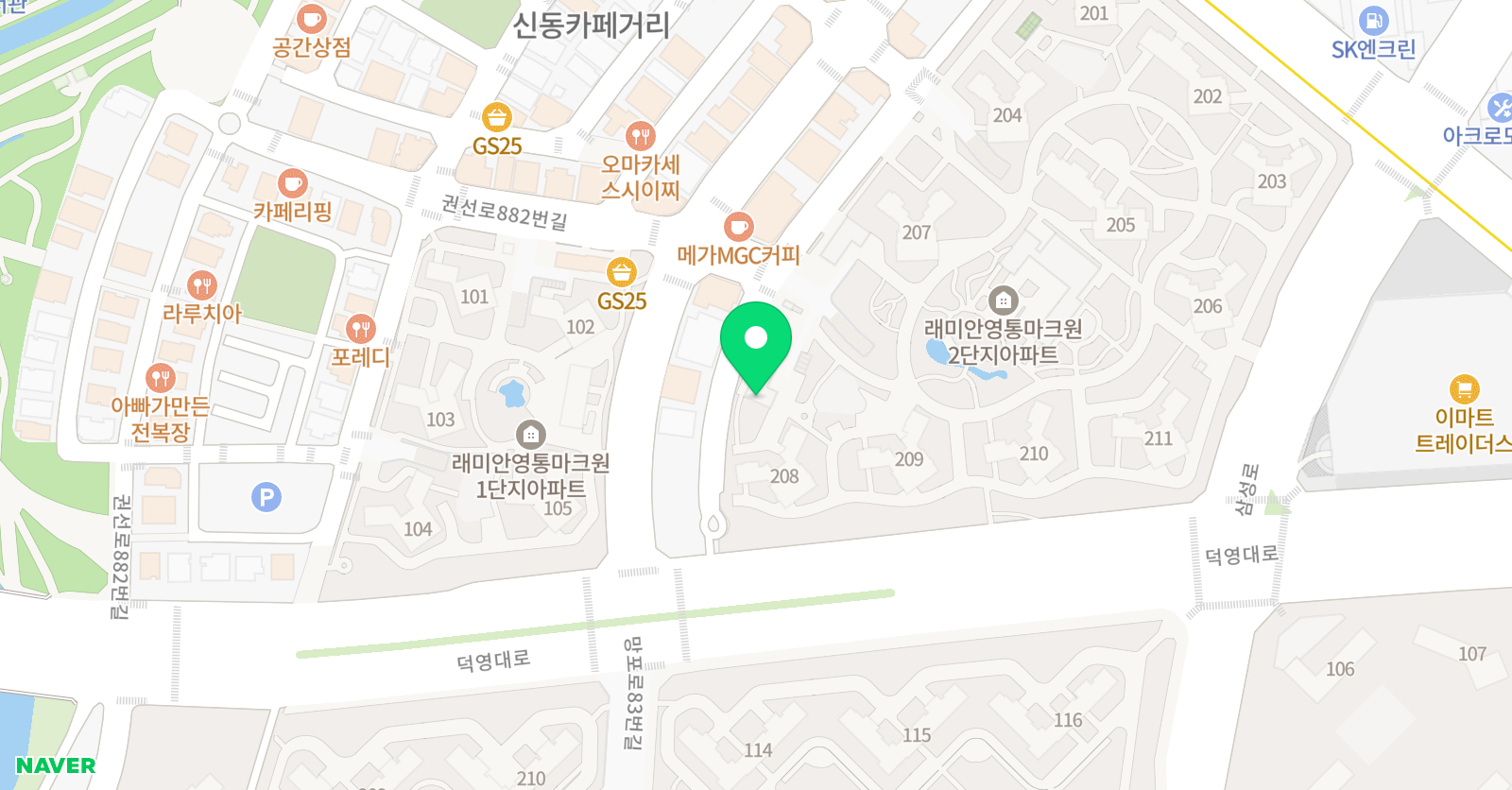다온 피아노 음악학원 위치