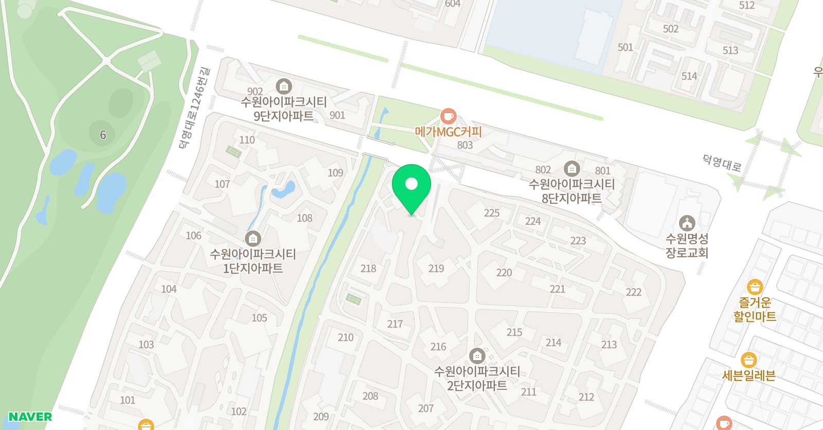 한우리 독서토론논술 수원권선아이파크시티독서교실 위치