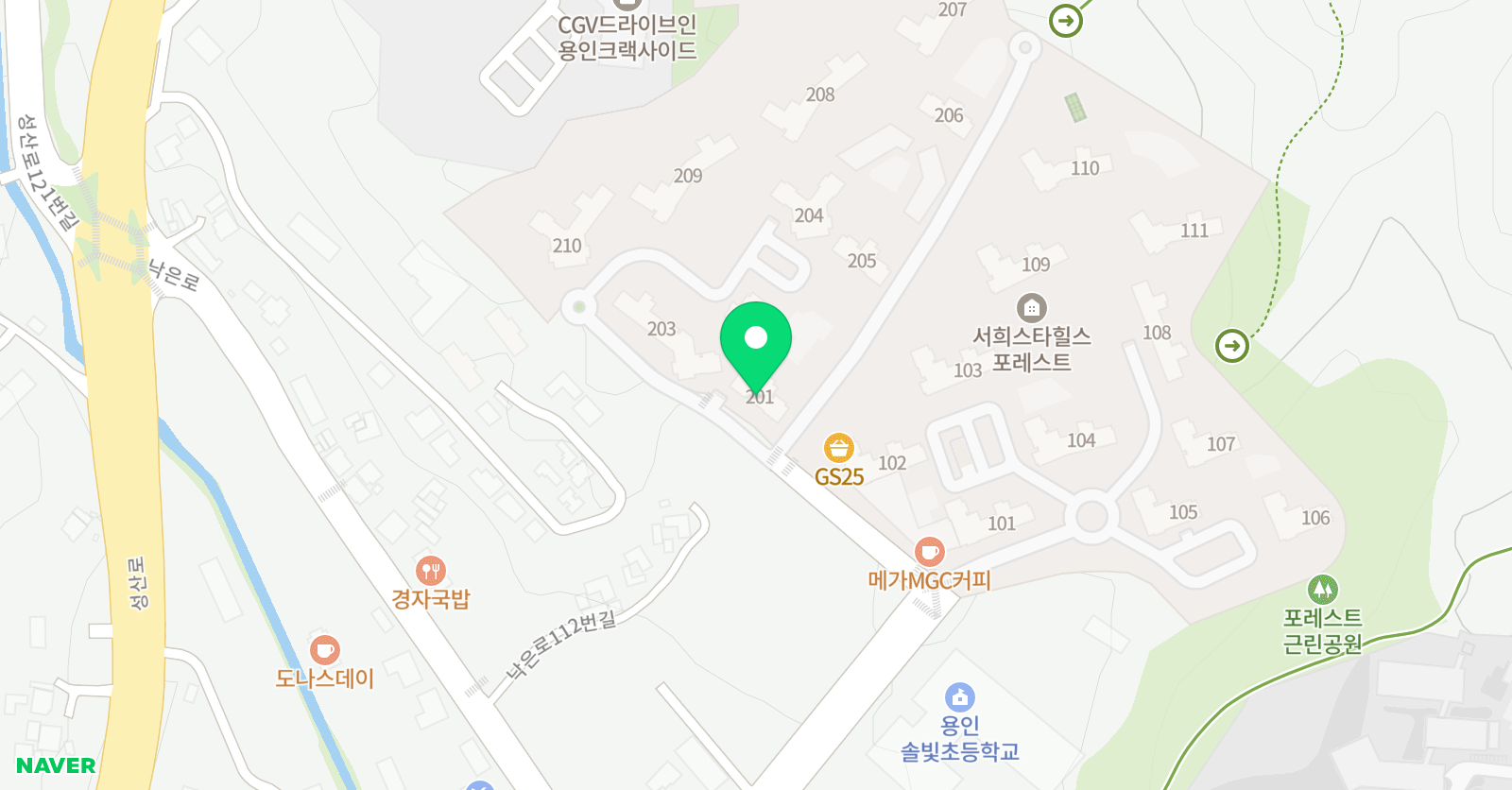 동아 태권도장 위치