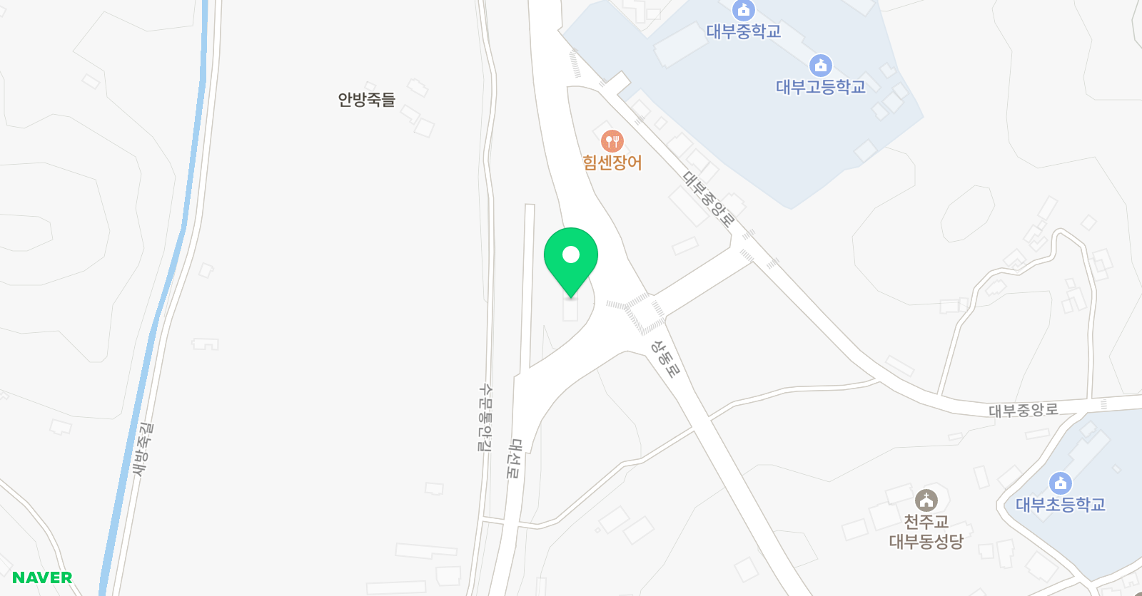 바른 태권도장 위치