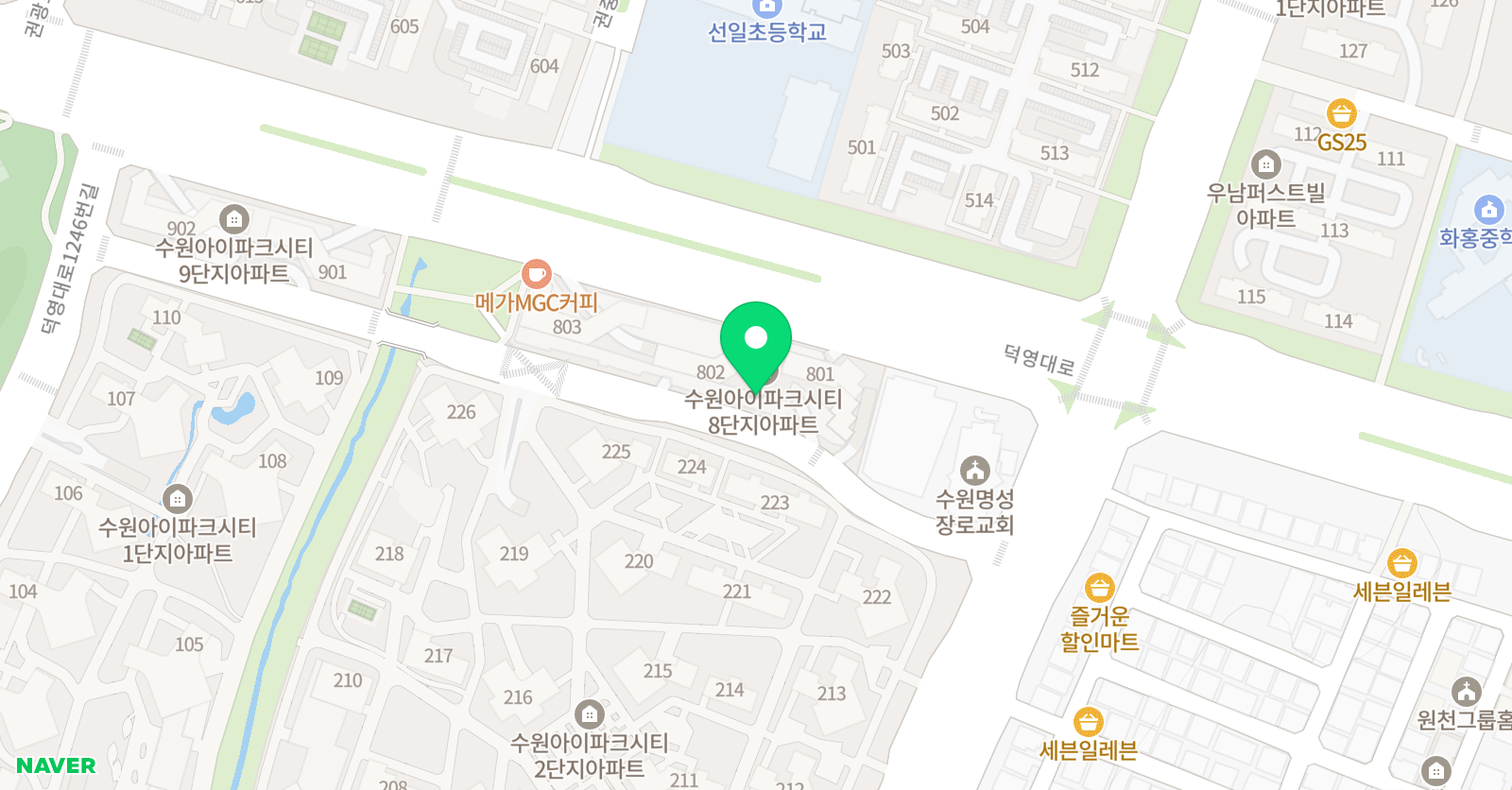 오스 영어전문학원 위치