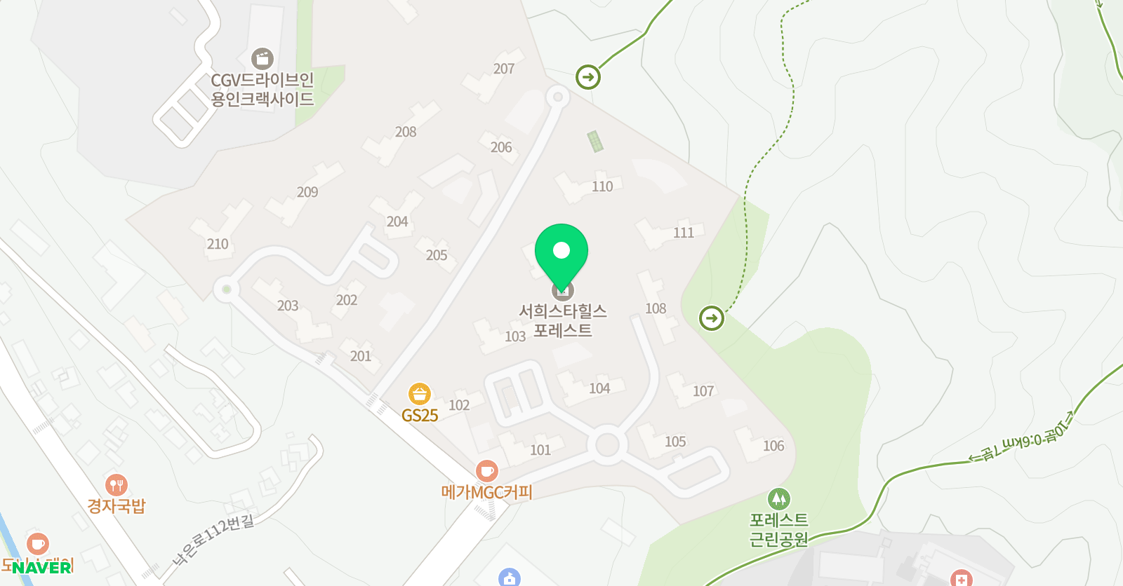 놀작 홈클래스 서희스타힐스포레스트 교육원 위치