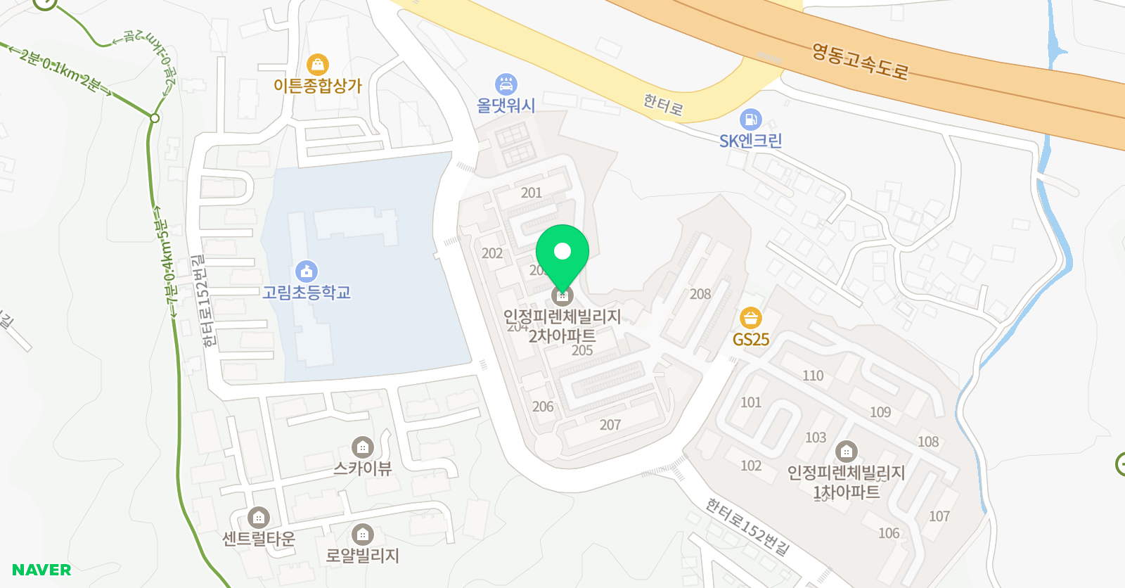 우등생 공부방 피렌체2차 위치