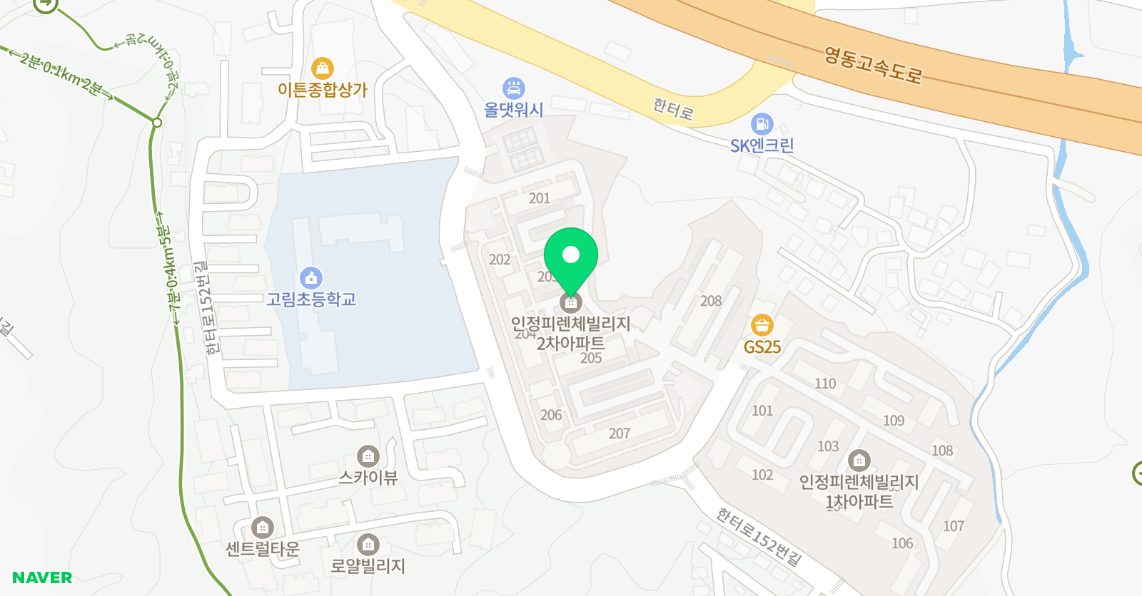 푸르넷 공부방 고림피렌체점 위치