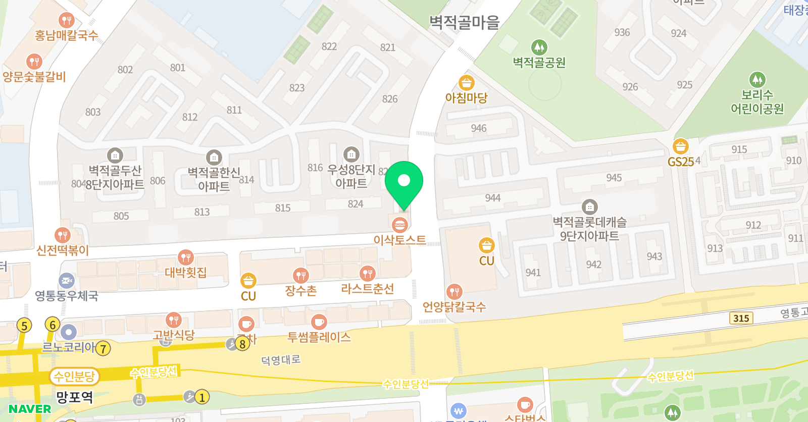 암산짱 교실 위치