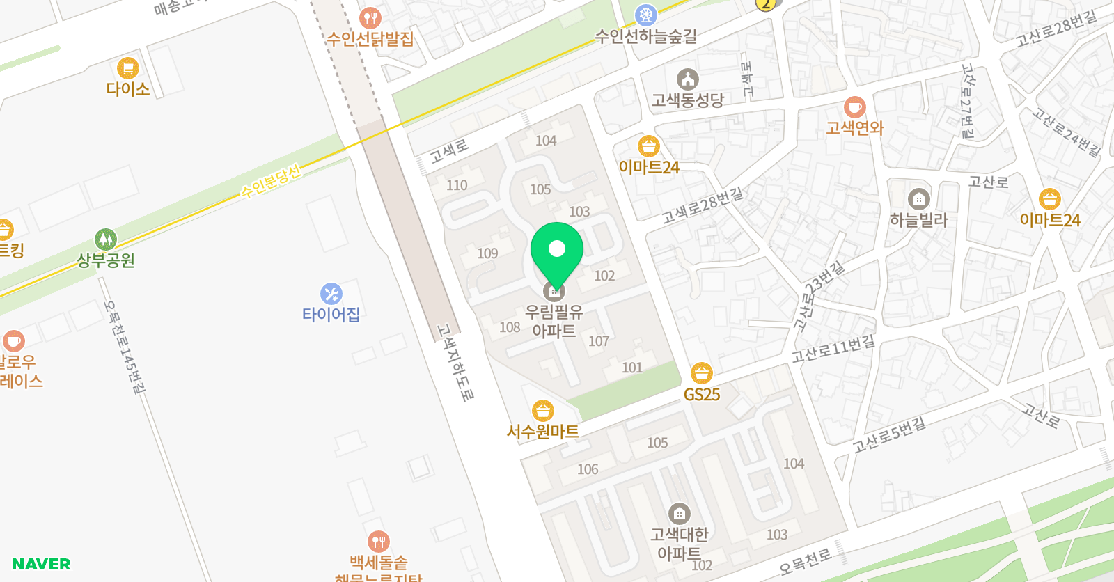 다울 피아노음악교습소 위치
