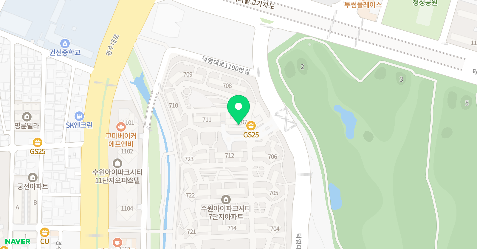 올리브 미술 위치