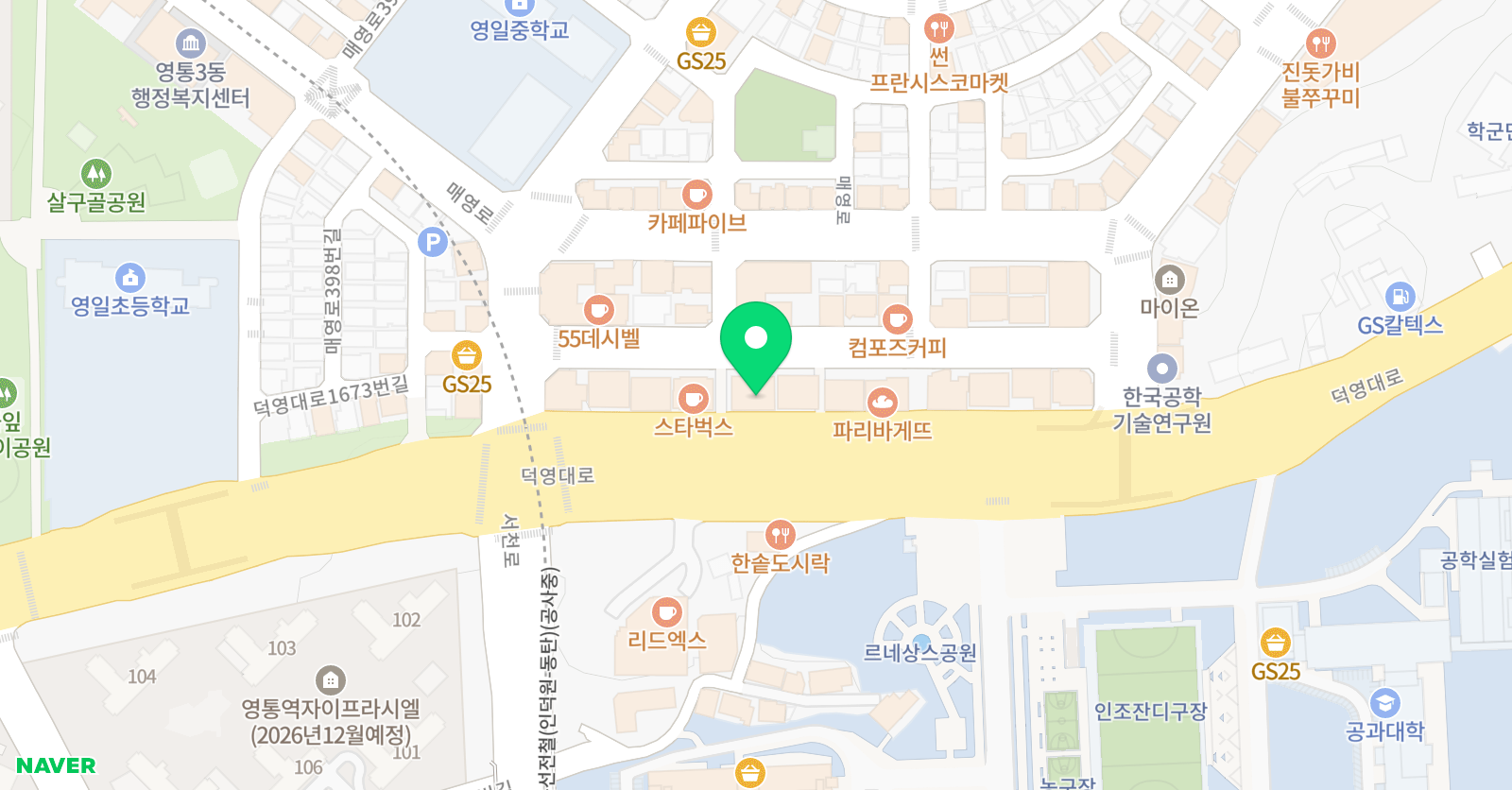 오지 댄스학원 위치