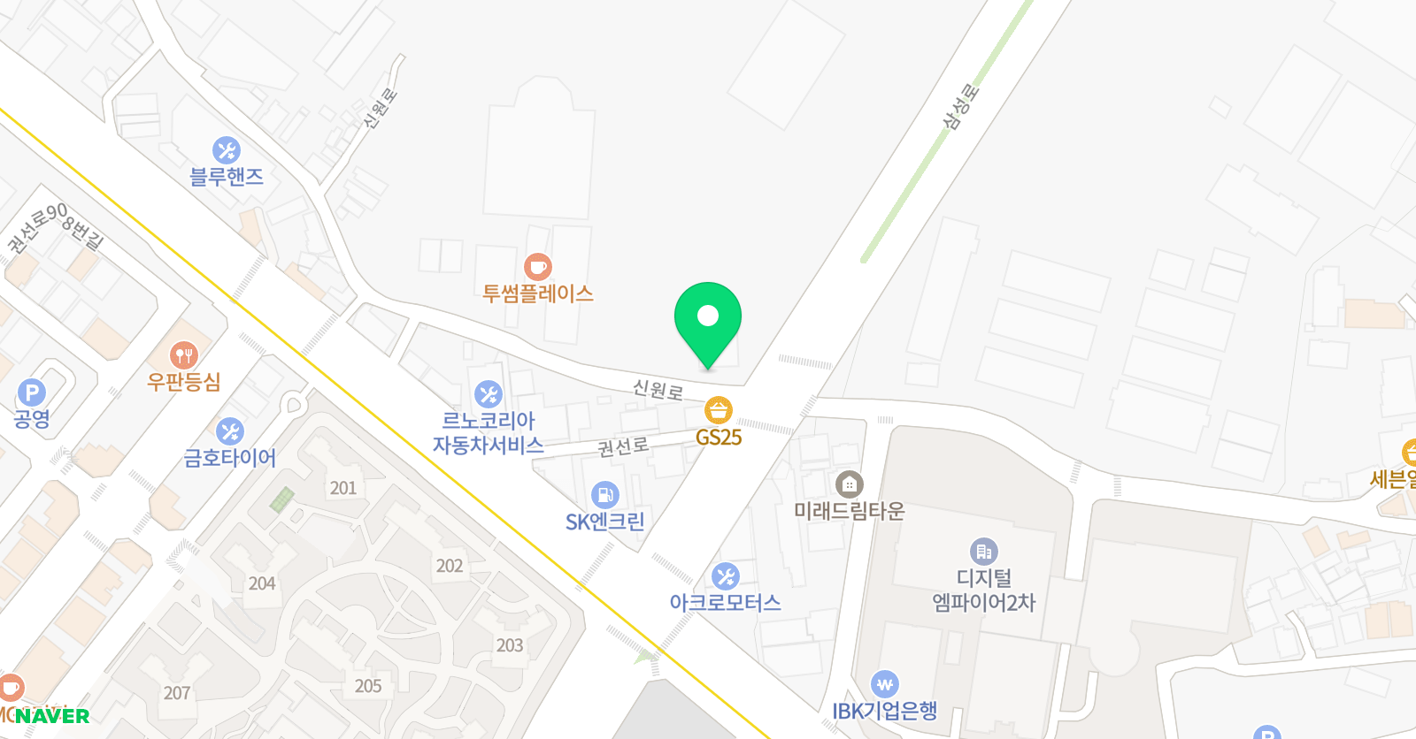 성적이더오름-수학영어국어과외초등중등고등과학내신선생님 위치