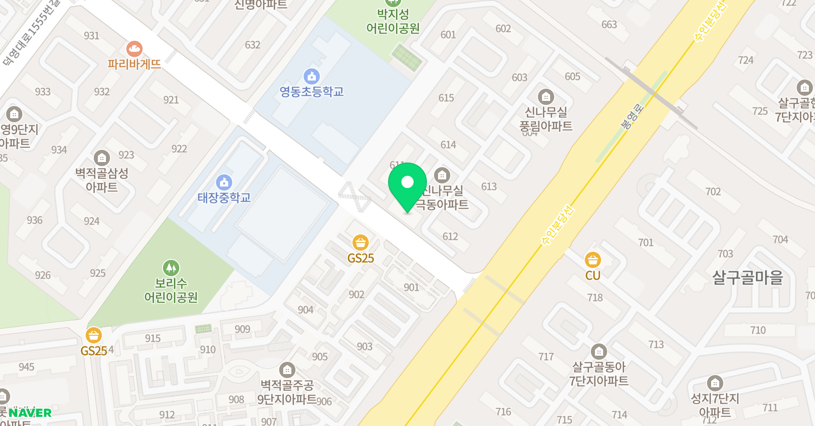 이베스트 어학원 영통캠퍼스 위치