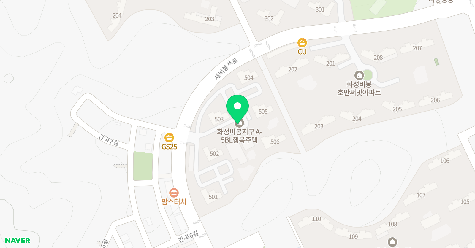 비봉 수학교습소 위치